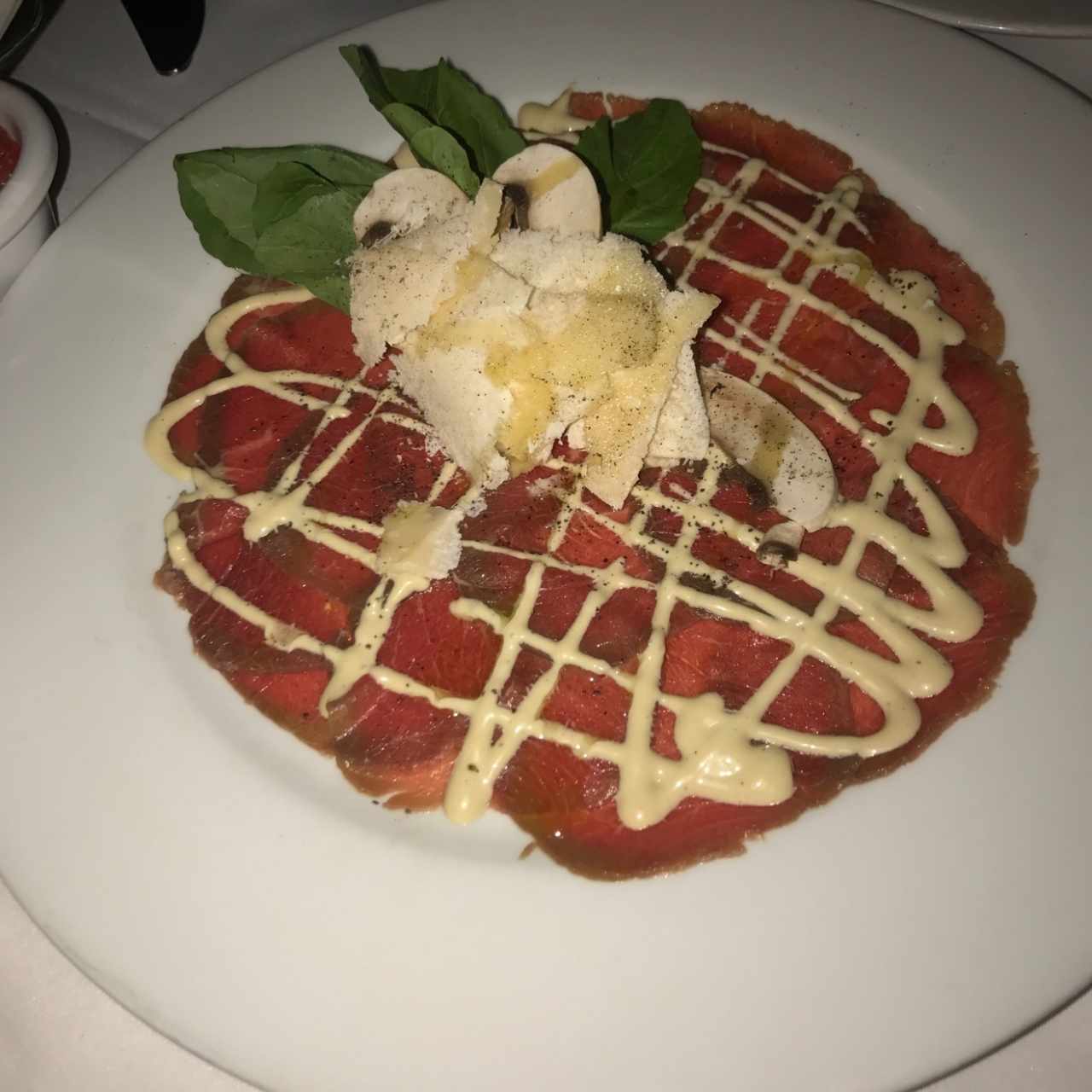 carpaccio de lomito