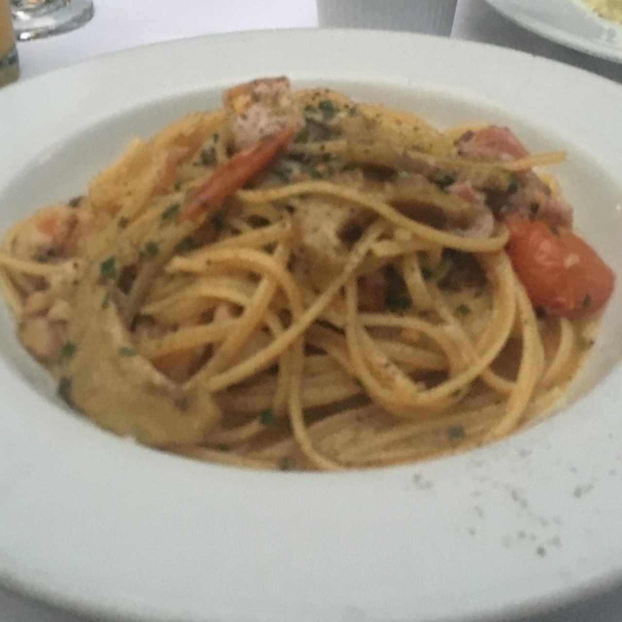 linguini castellana, estaba duro