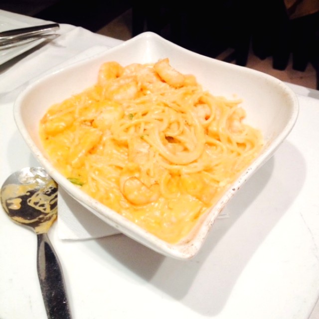Pasta con Camarones