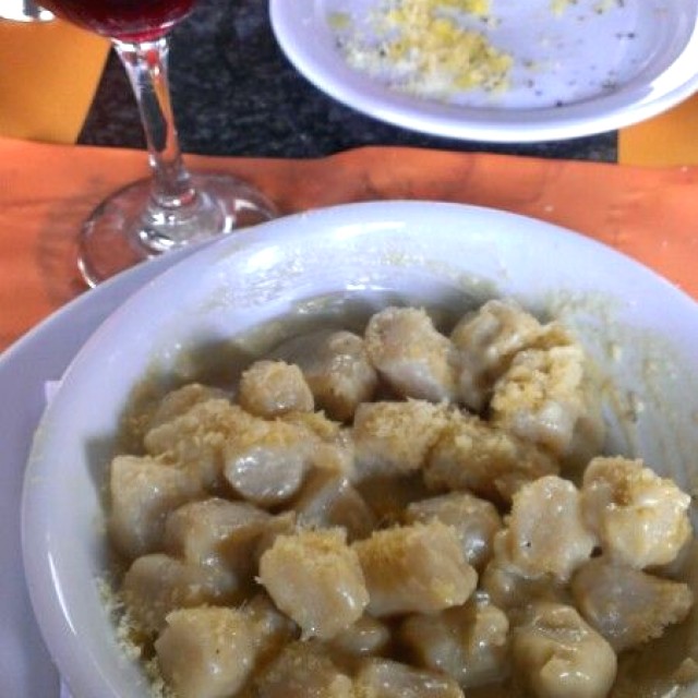 Ñoquis a la crema