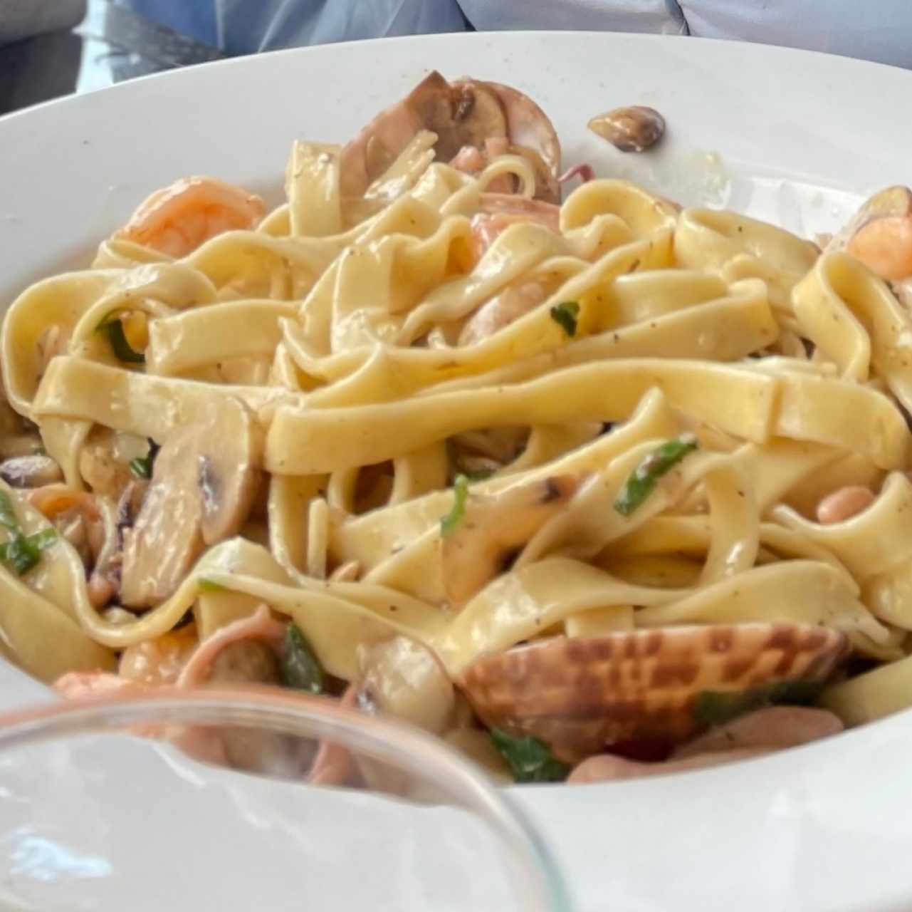 Pasta conncamarones 