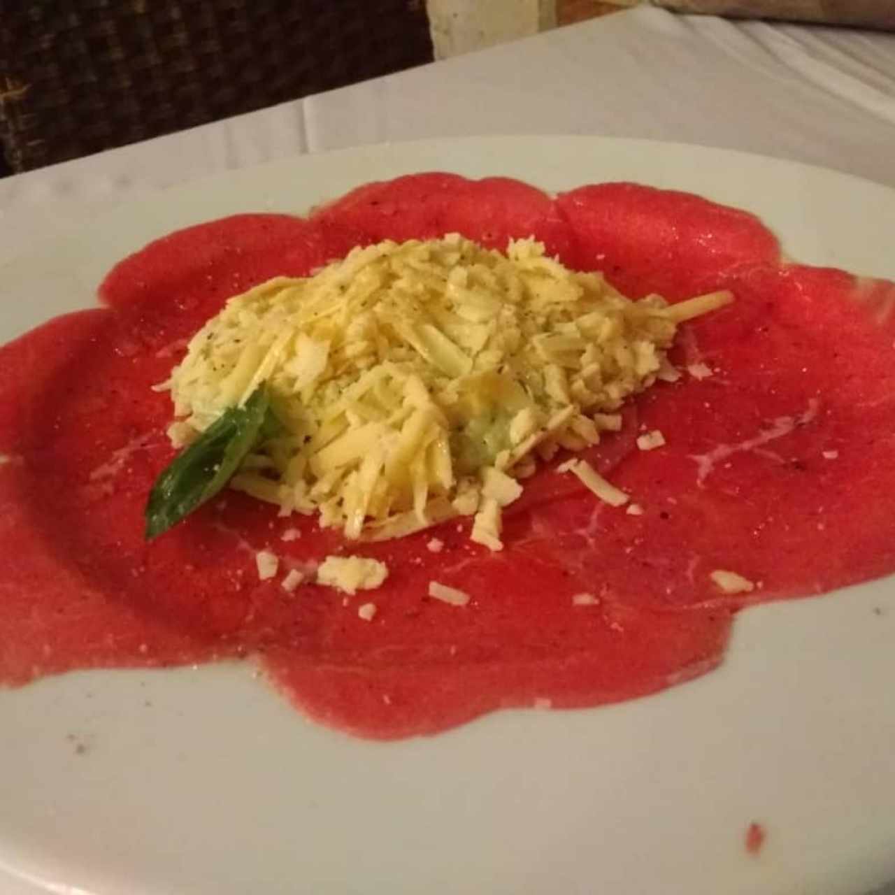 Carpaccio de lomito