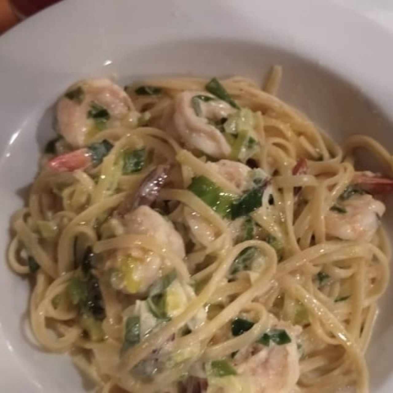 linguini con langostino