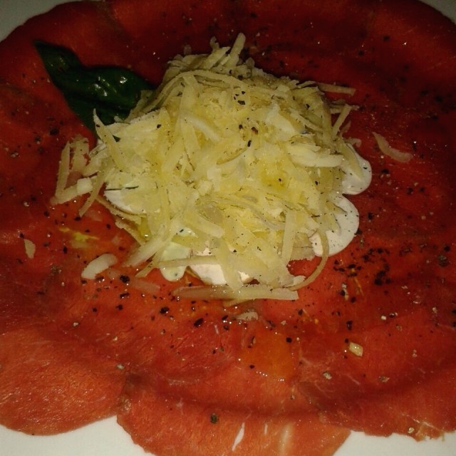 Carpaccio de lomito
