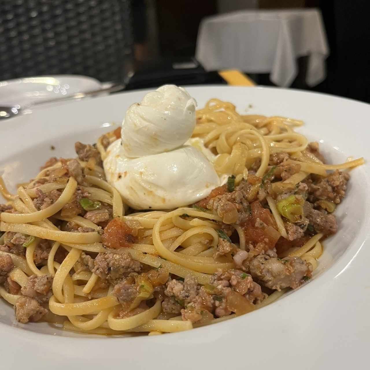 Linguini a la Salchicha Abruzzo
