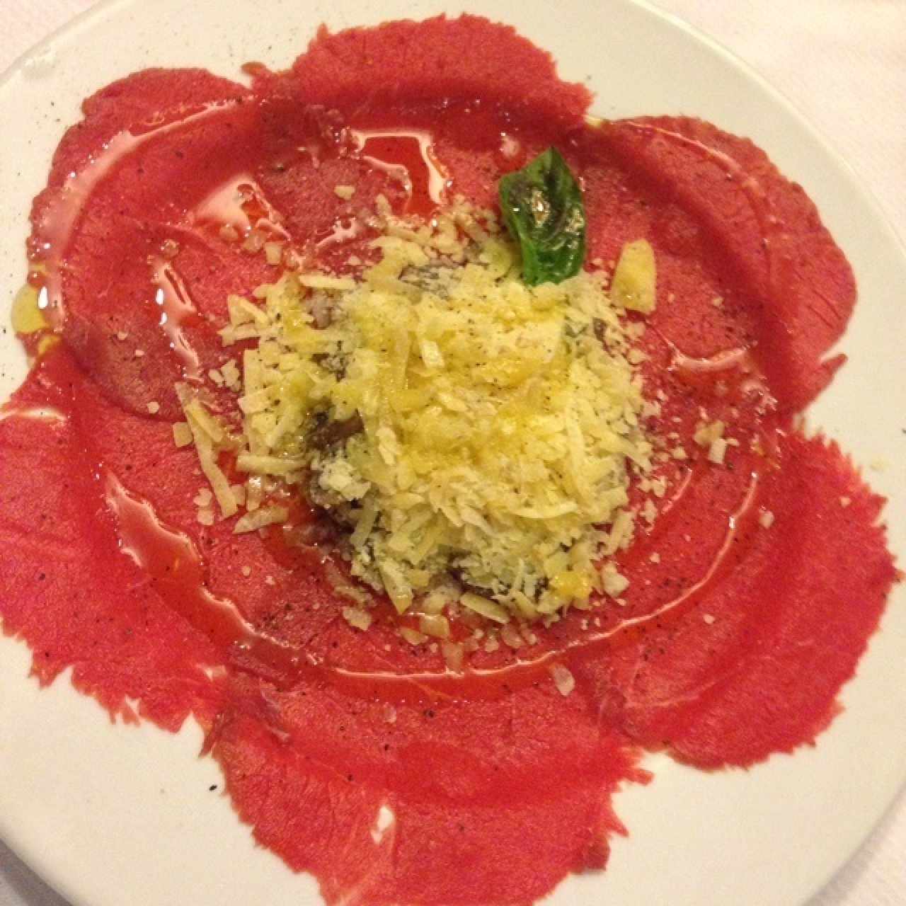 Carpaccio de lomito