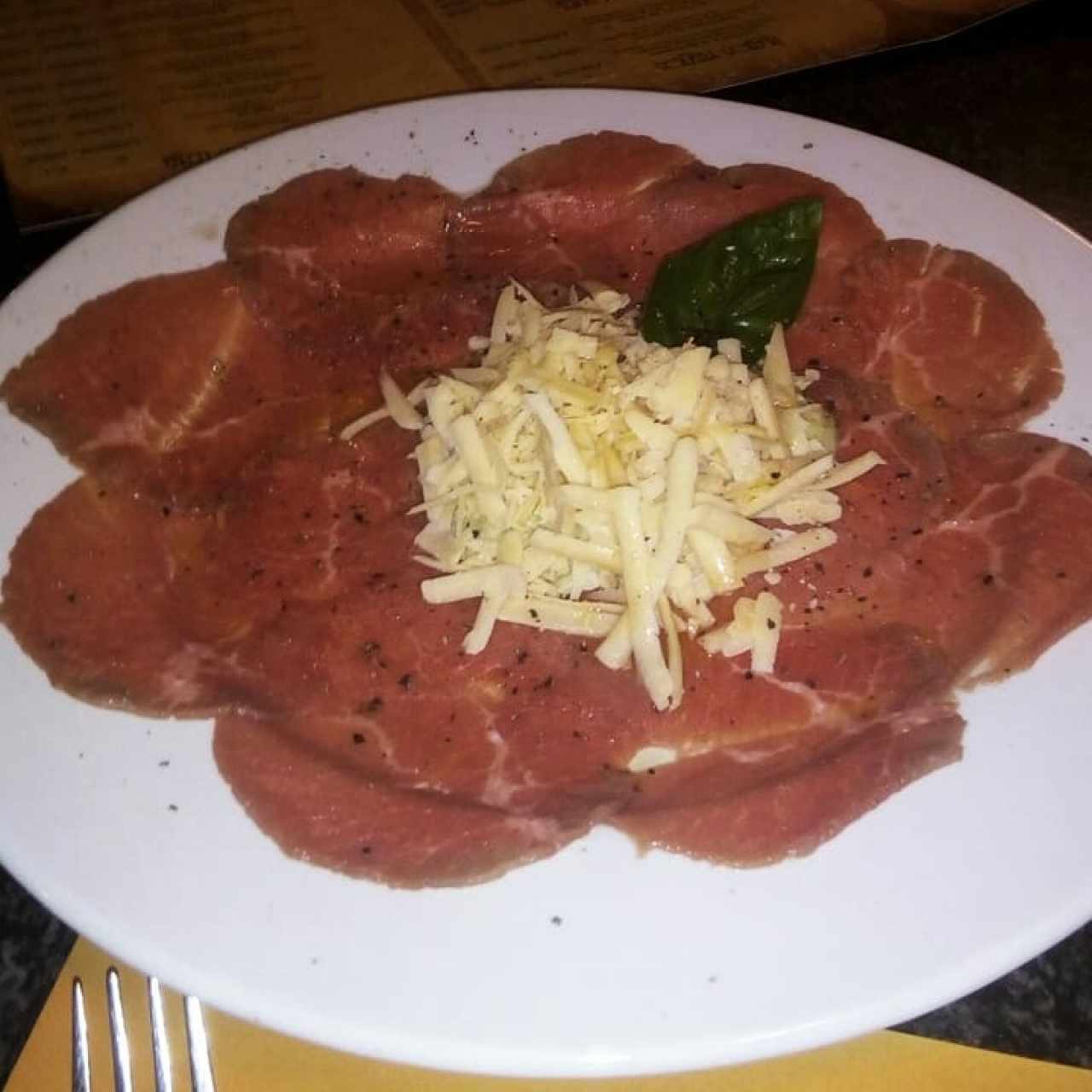 carpaccio de lomito
