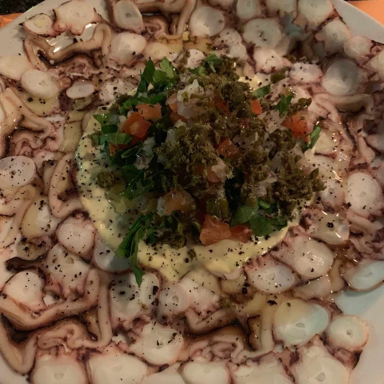 carpaccio de pulpo 