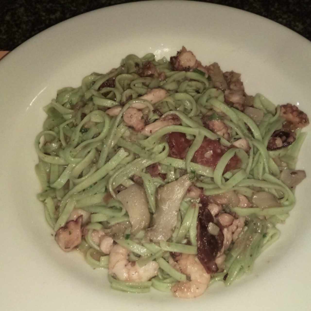 Linguine con Pulpo 