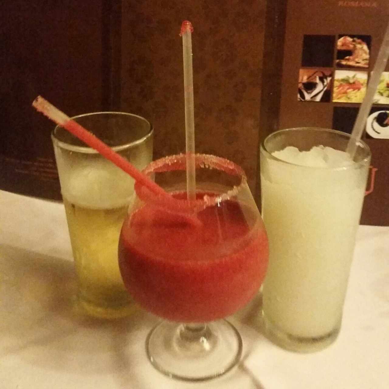 Limonada Frape, Daiquiri de Fresa y Cerveza 