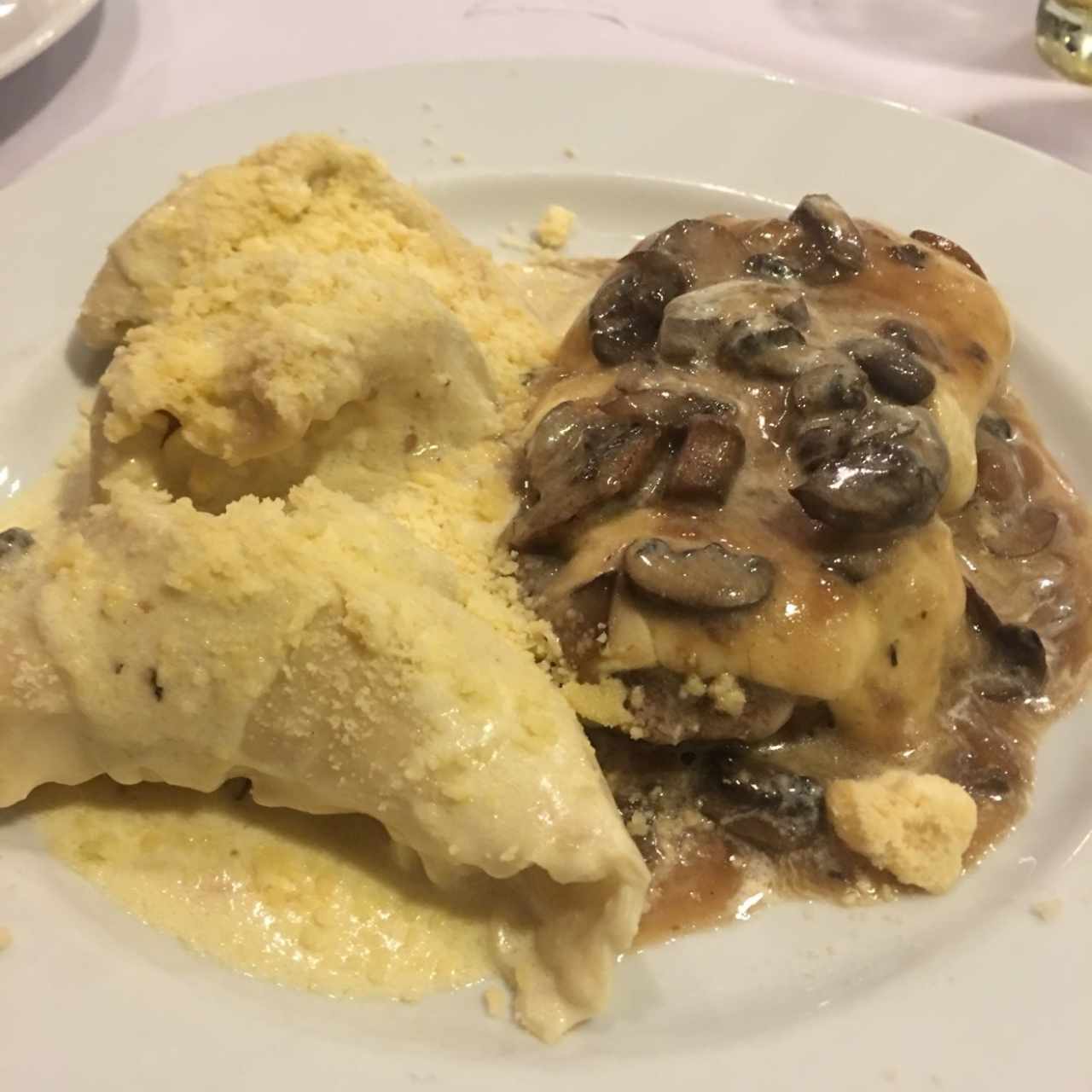 cartoccio de lomito con tortelones
