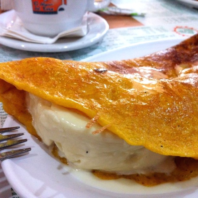 Corazón de telita con cachapa!