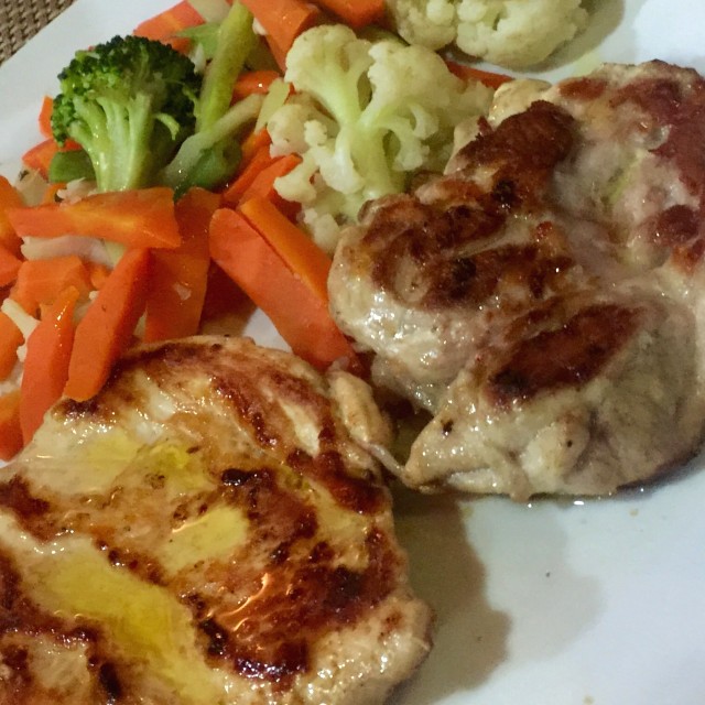 Pollo a la Plancha Con Vegetales 