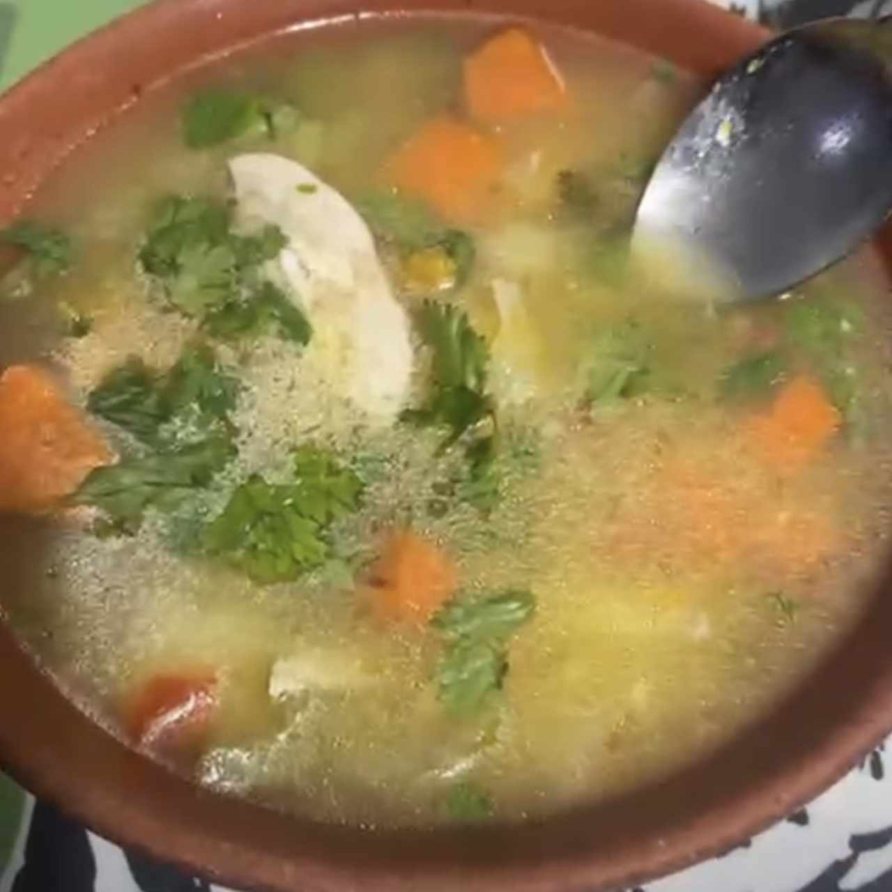 Nada como un suculento Hervido de Gallina!!