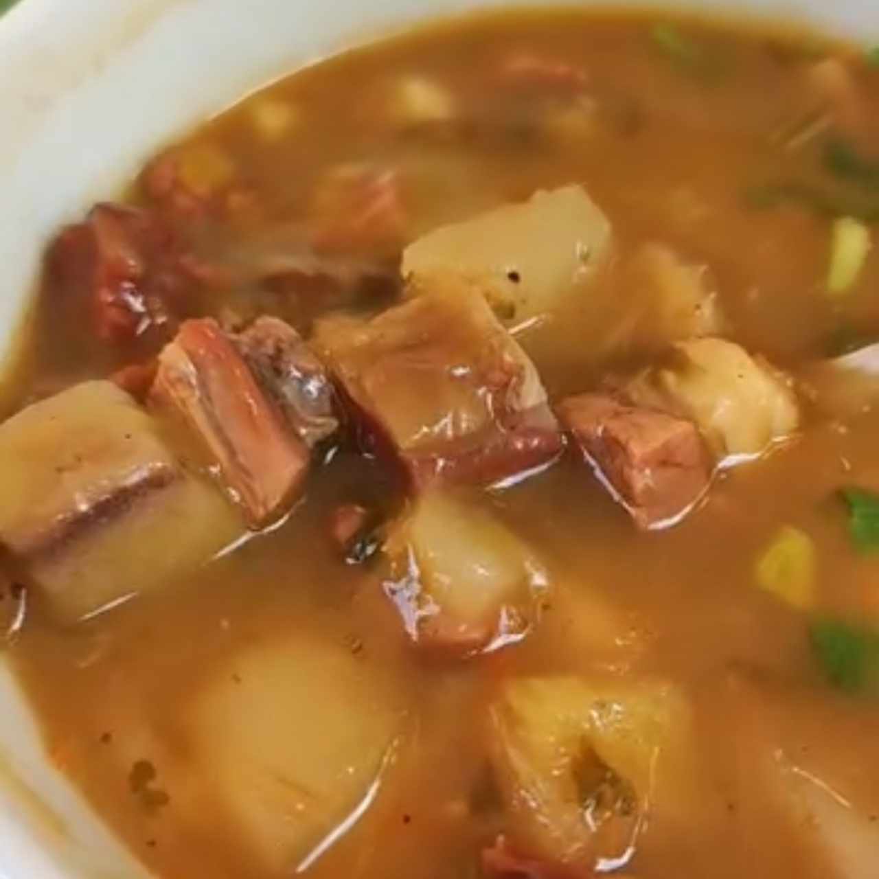 Excelente sopa de res!!