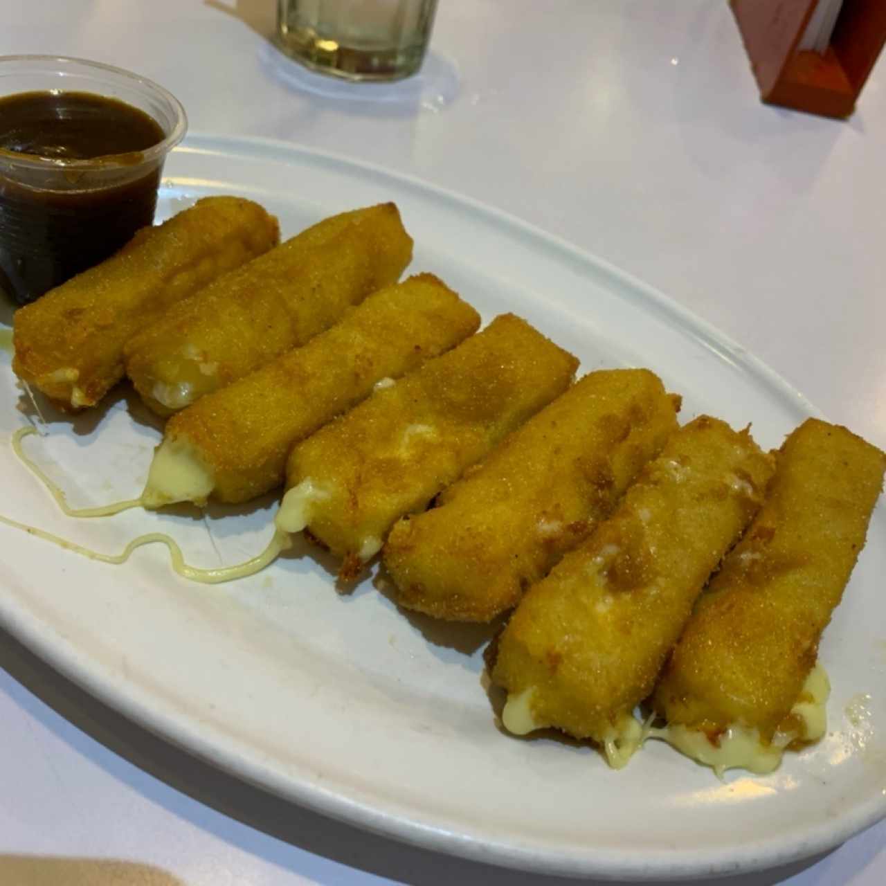 Dedos de Mozarella, muy buenos