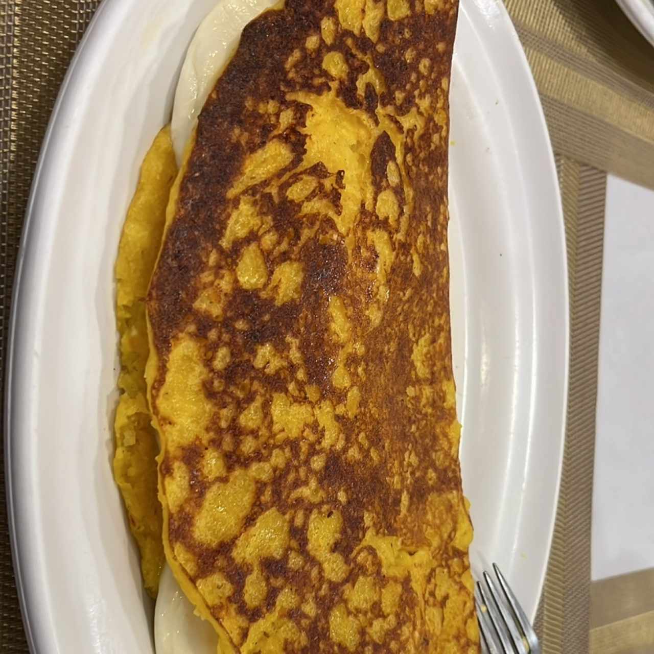 Cachapa con queso telita