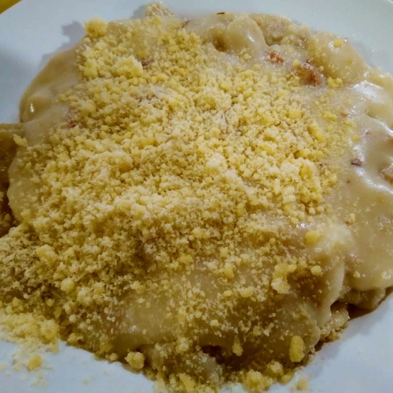 Ñoquis a la Carbonara