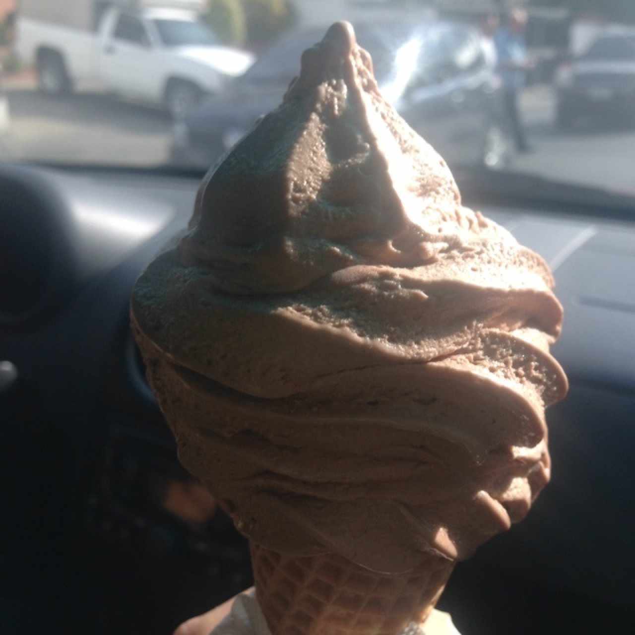 helado de chocolate