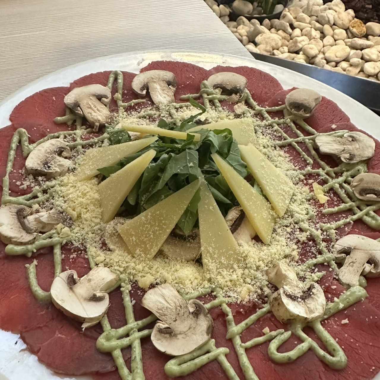 Carpaccio de res