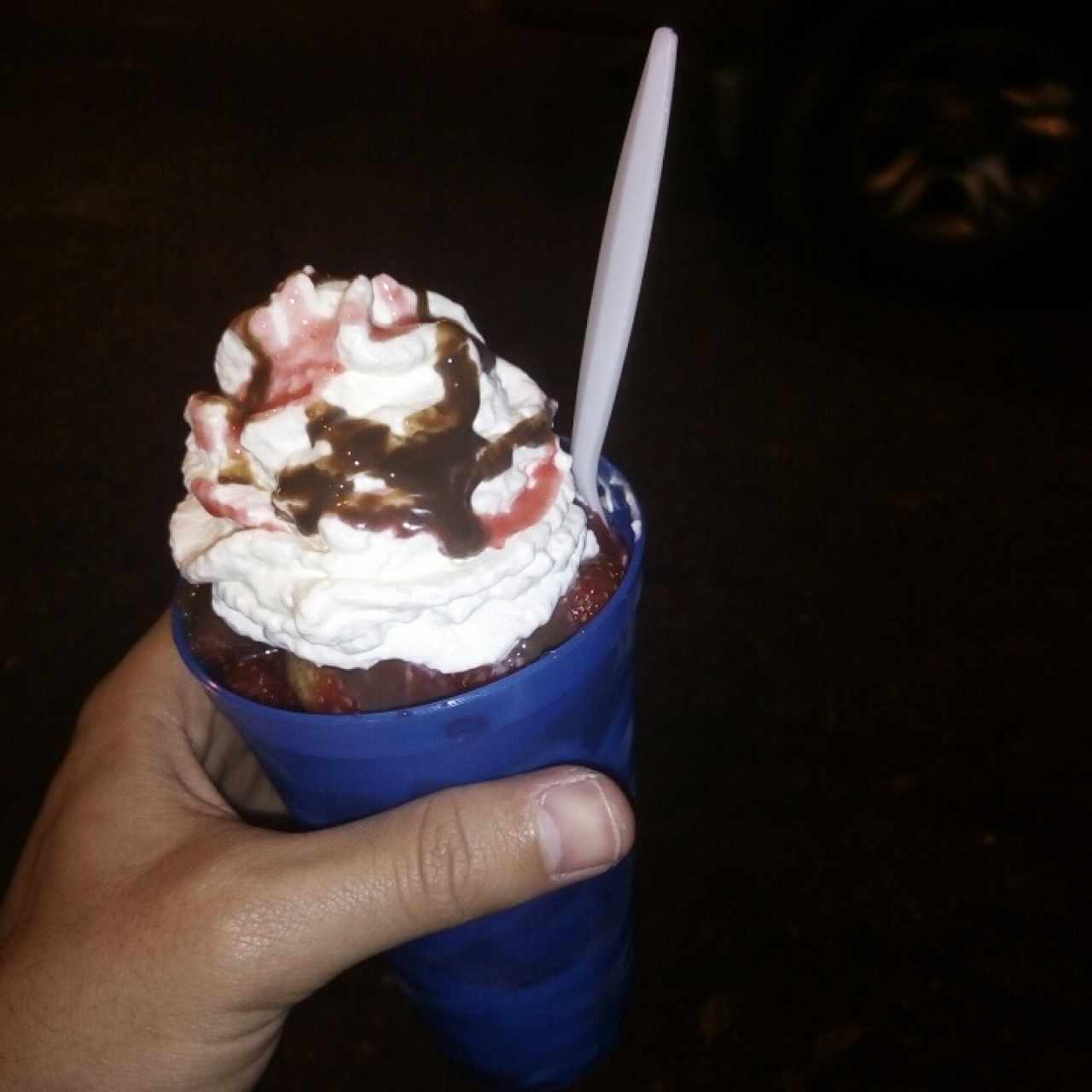 fresas con crema