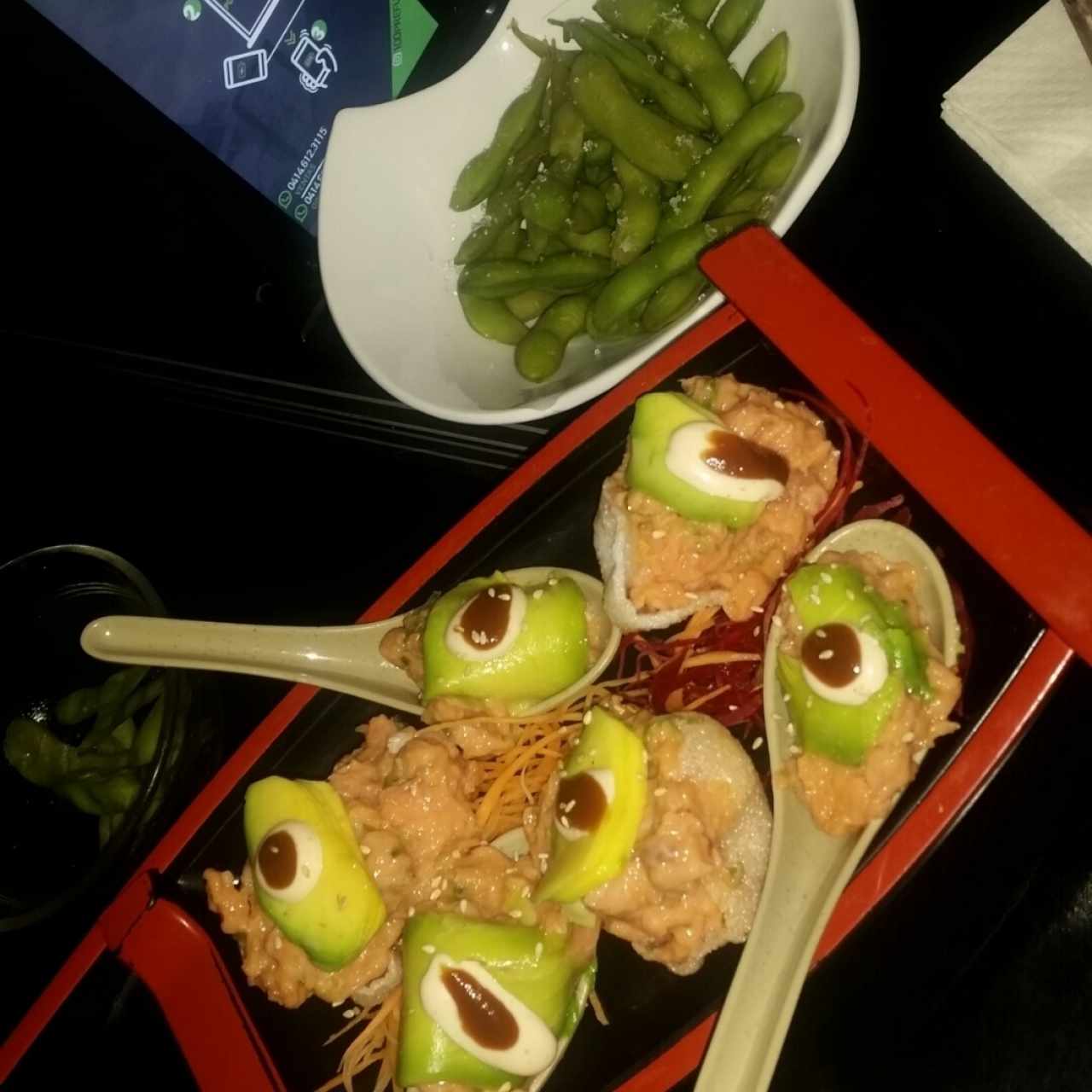Tartar de Atún y Edamame