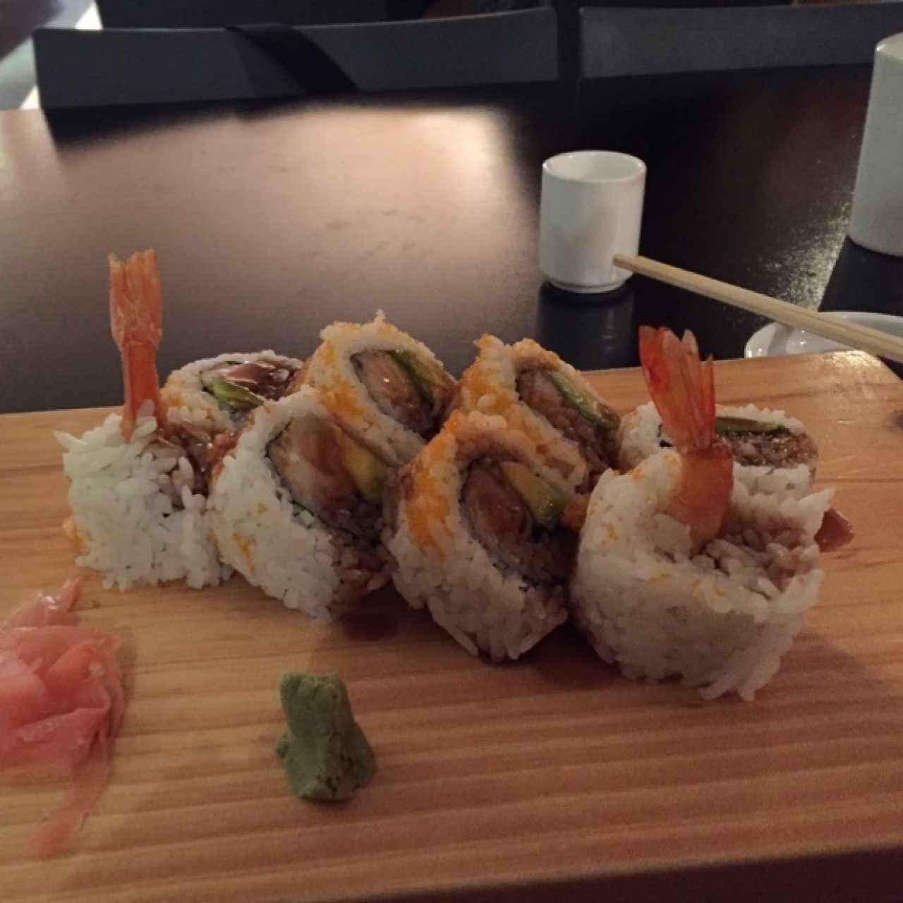 Ebi ten roll, delicioso!