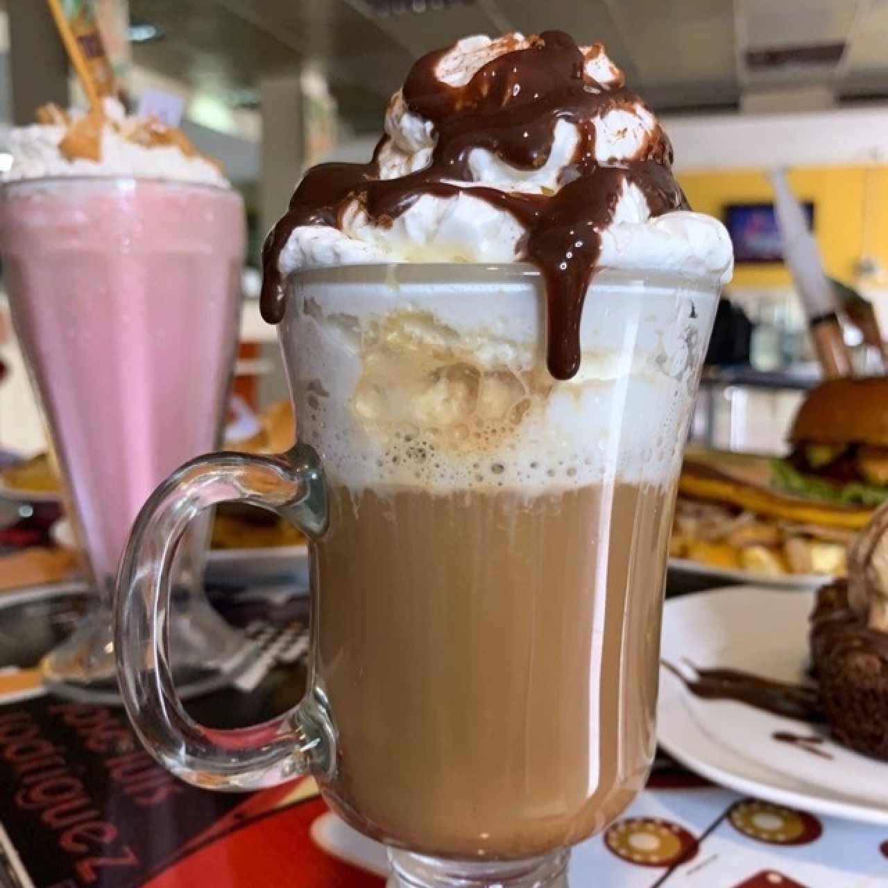 Capuchino con crema