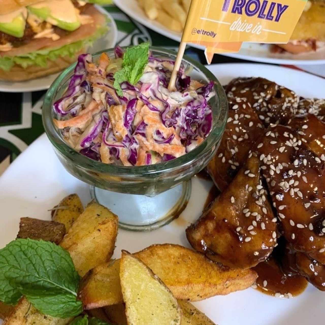 Alitas de pollo con BBQ