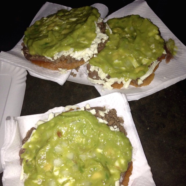 Tostadas especial de carne