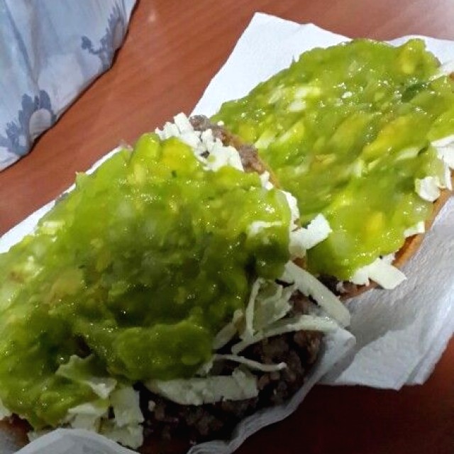 Tostadas de carne! Las mejores