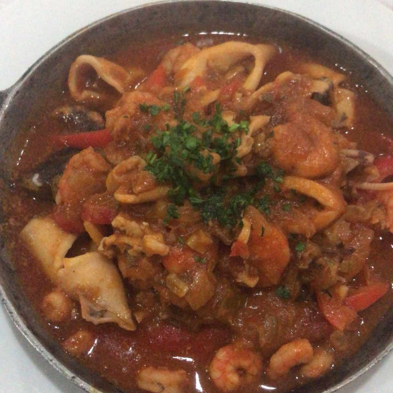 cazuela de mariscos