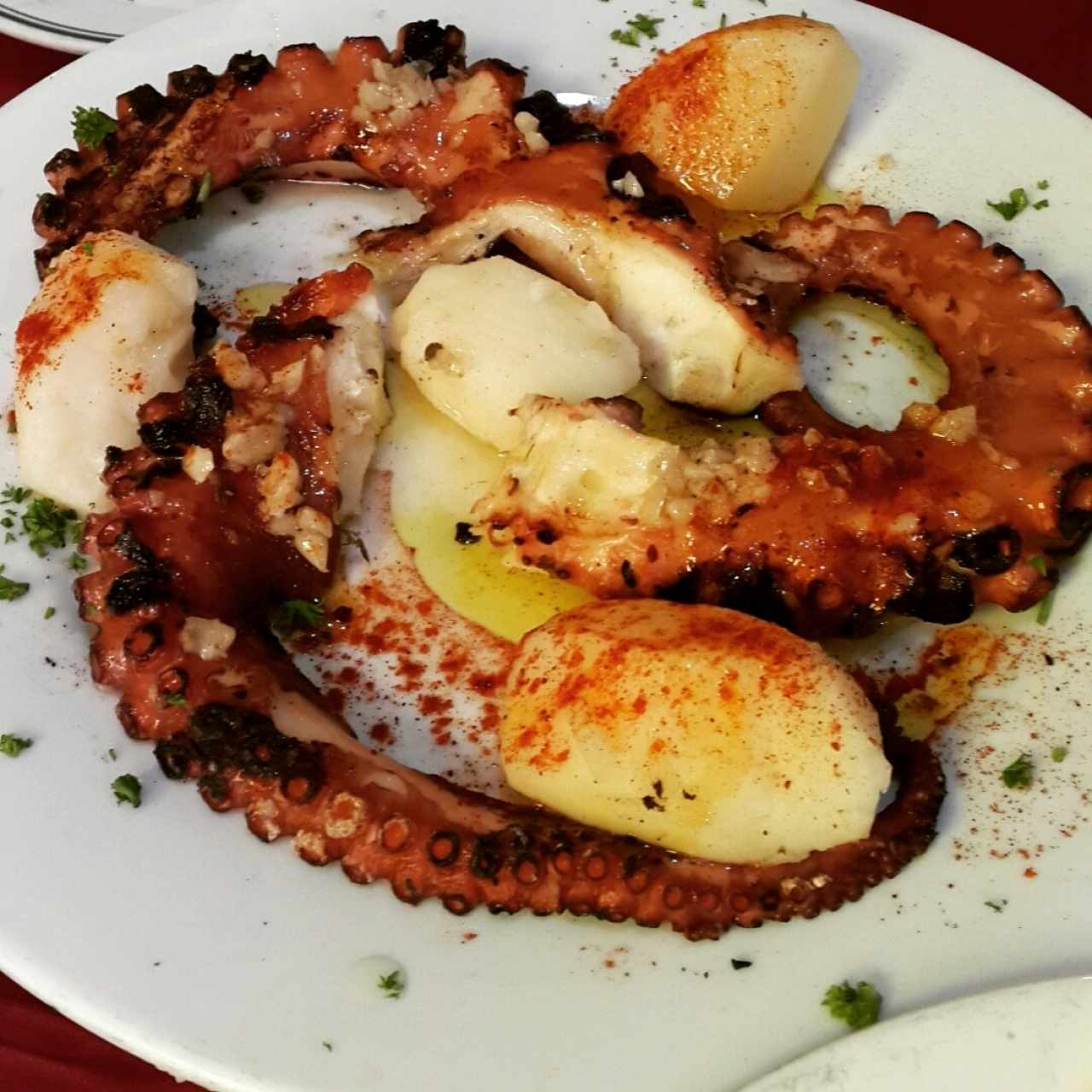 pulpo a la parrilla