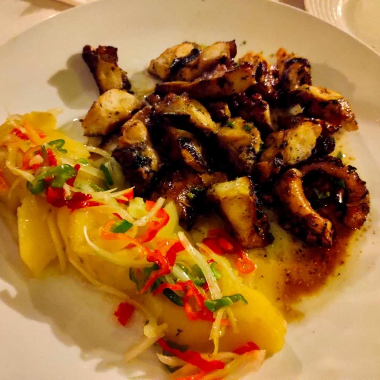 Pulpo a la brasa