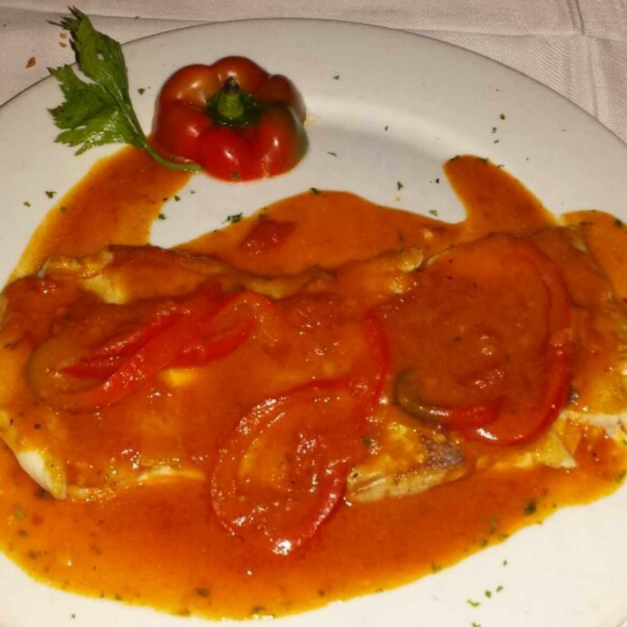 Curvina a la Vizcaína.