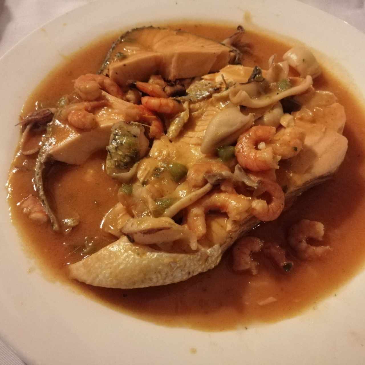 Salmón a la marinera