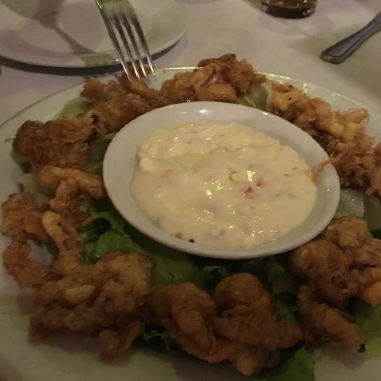 Calamares con Salsa Tártara.