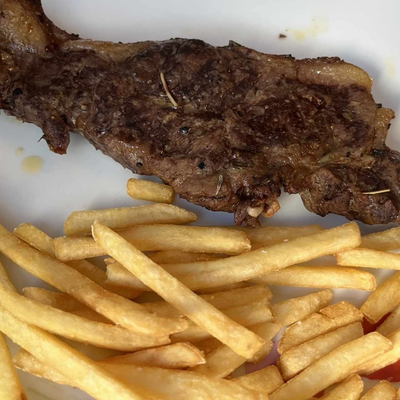 Solomo con papas a la francesa… EXCELENTE!!