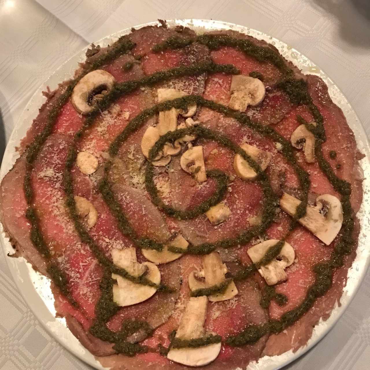 carpaccio de ternera 