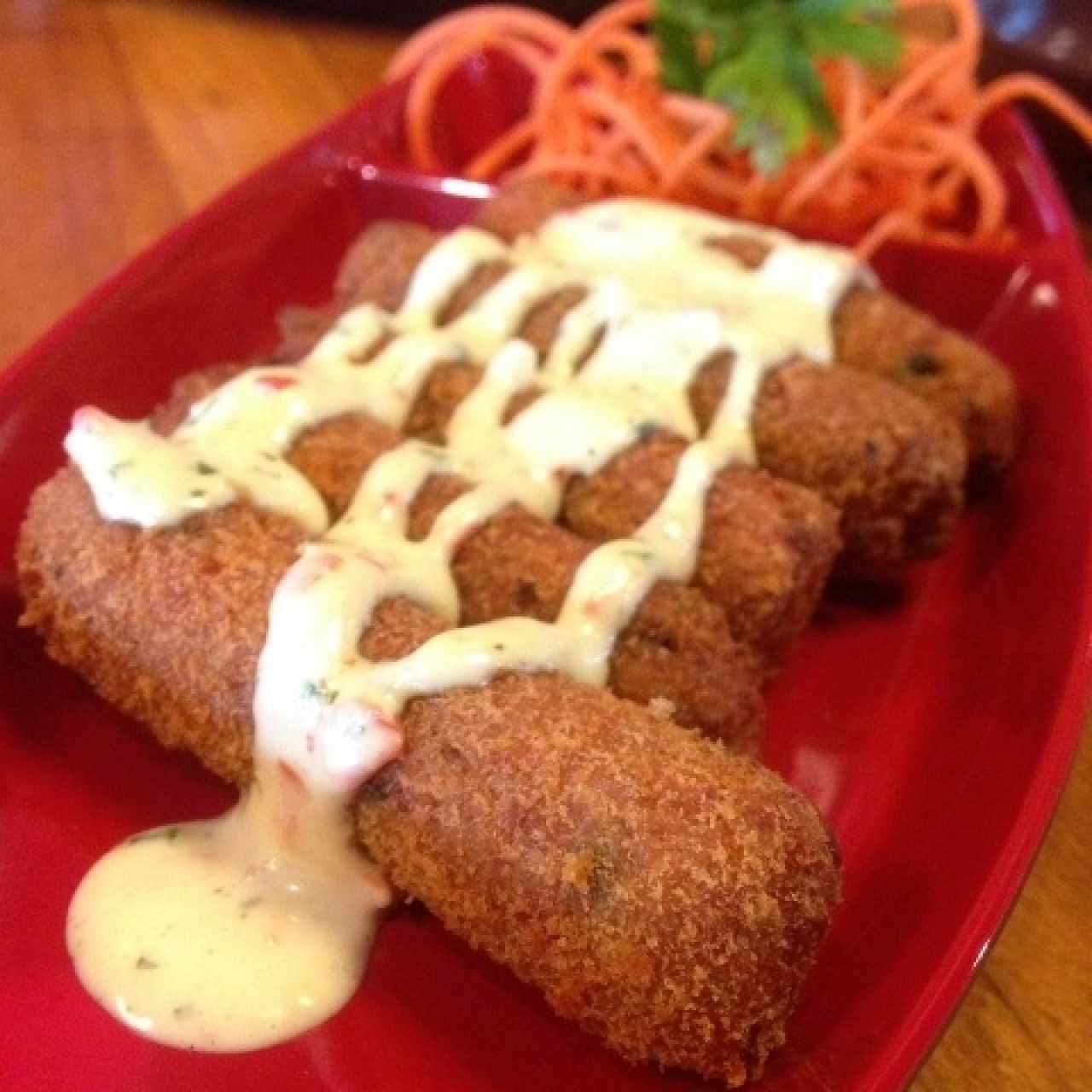 Croquetas de cangrejo
