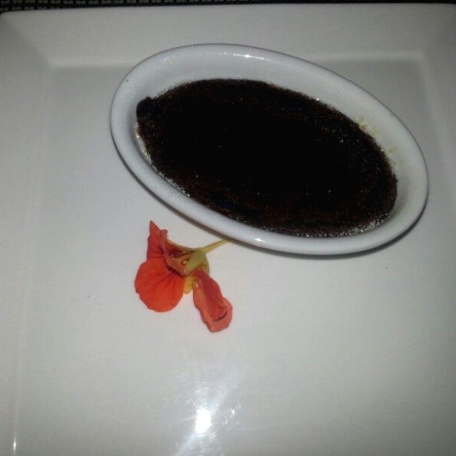 Creme brulee de chocolate