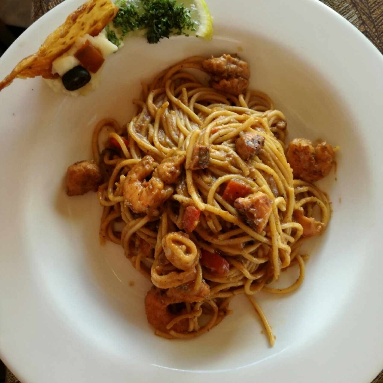Pasta con mariscos