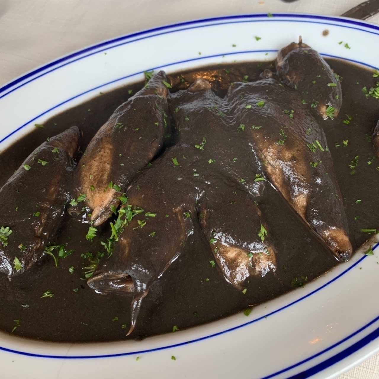 Calamares en su tinta