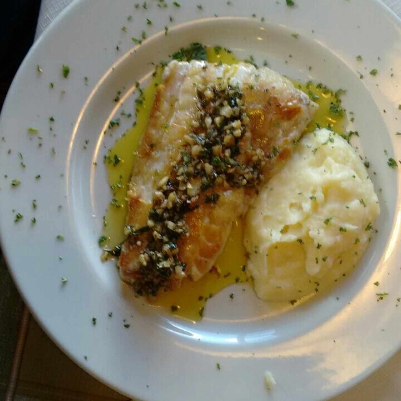 Filet de pargo à la meunière