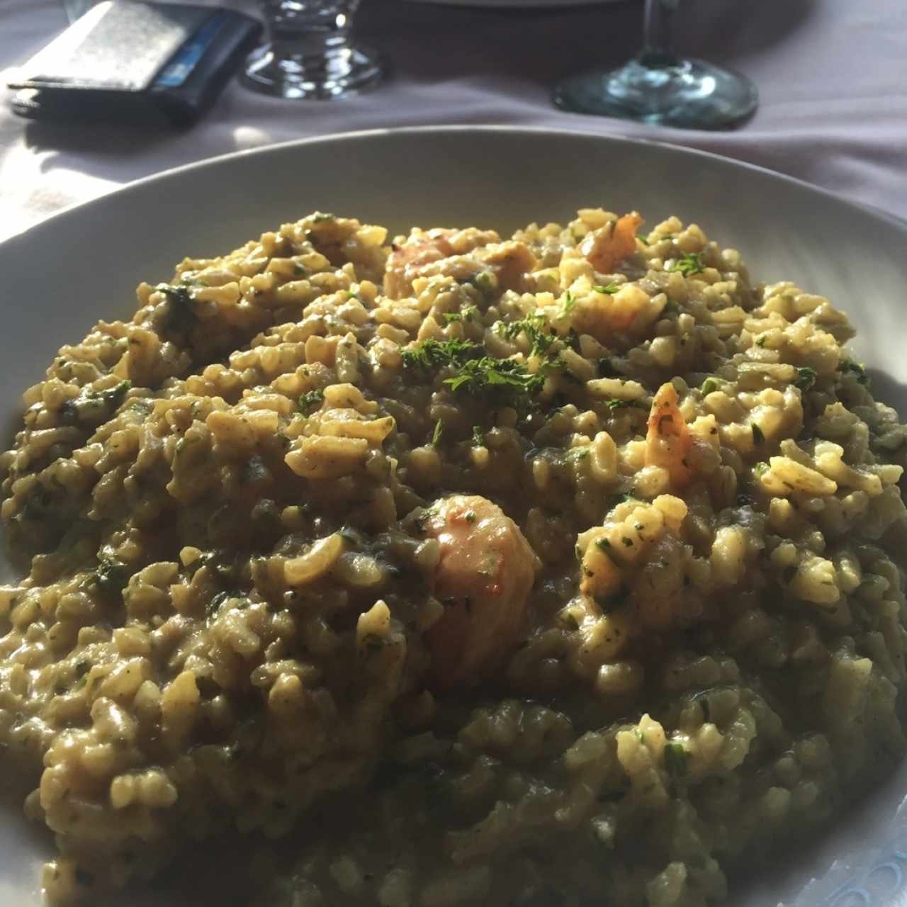 Risotto de Camarones