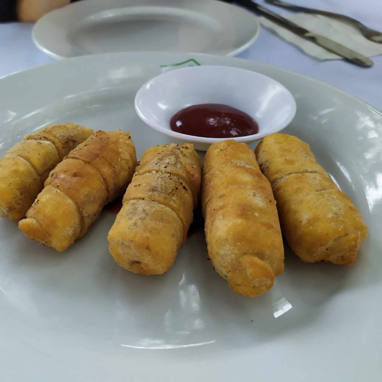 Tequeños de hojaldre