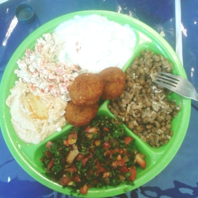 Plato mixto vegetariano