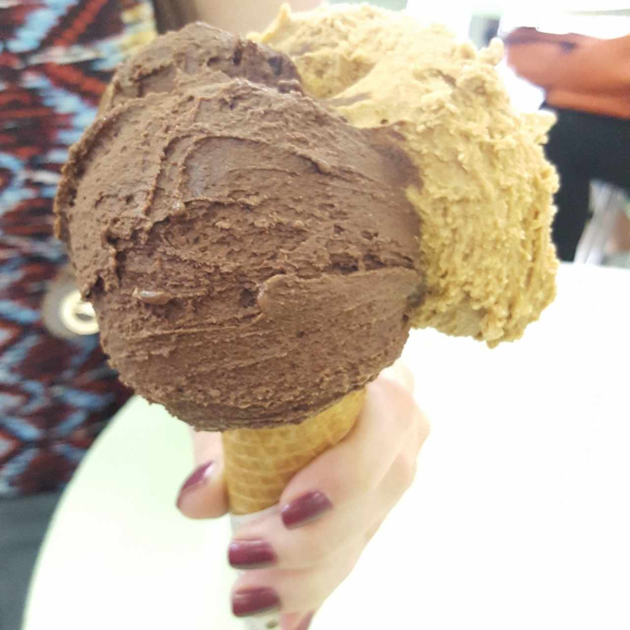 chocolate y dulce de leche