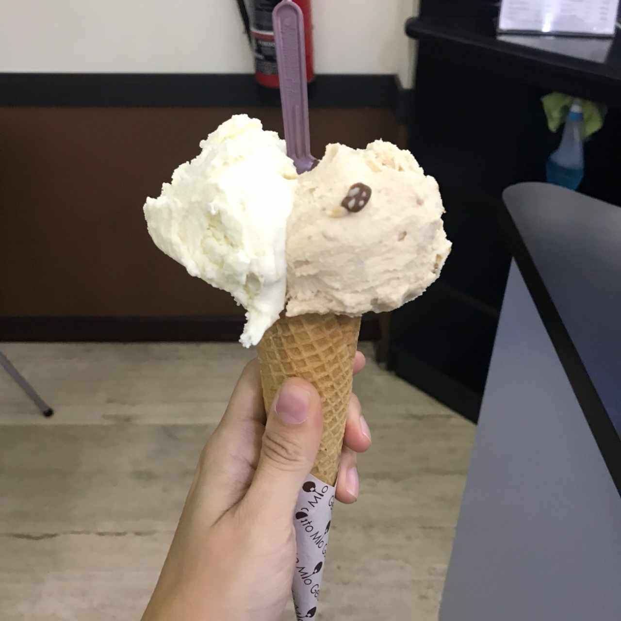 barquilla pie de limon y mani