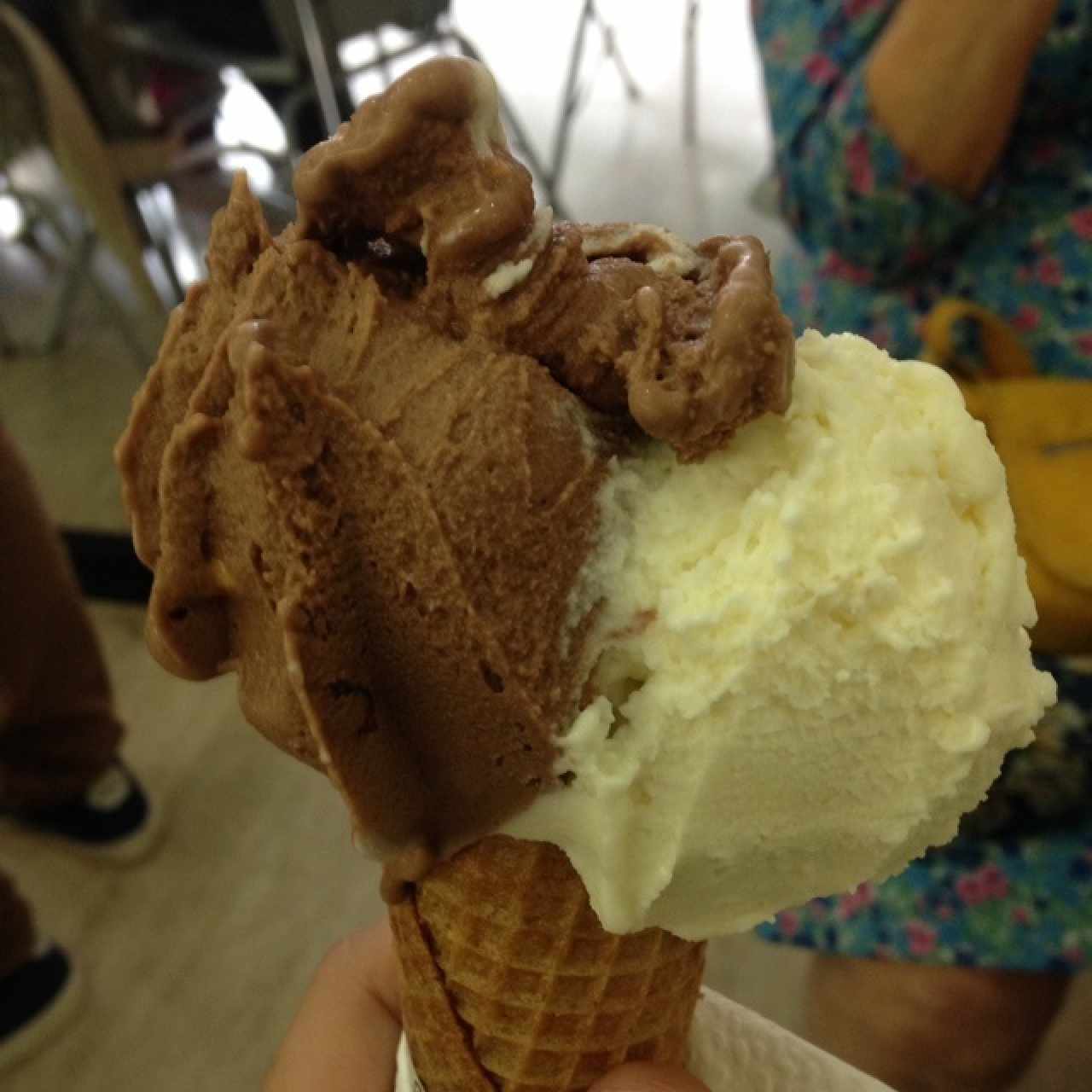 chocolate blanco y bacio